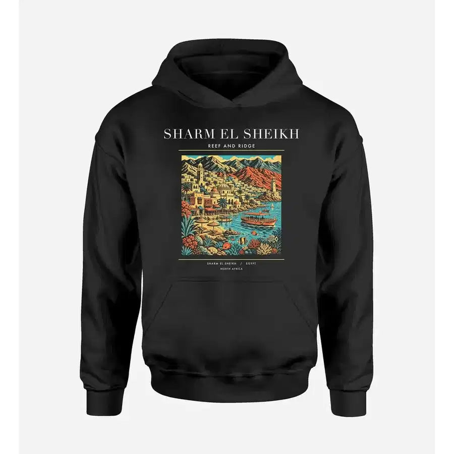 SHARM EL SHEIKH - Poster - Premium Hoodie - Black
