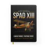 Thumbnail for SPAD XIII design on black notebook