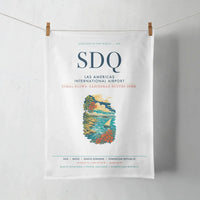 Thumbnail for Las Americas International Airport (SDQ) design on white towel