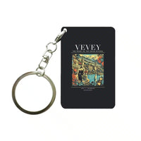 Thumbnail for VEVEY - Poster - Key Chain - Black