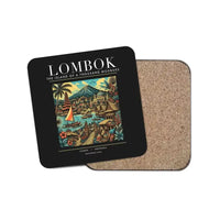 Thumbnail for LOMBOK - Poster - Coaster - Black