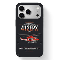 Thumbnail for SUBARU Bell 412EPX design on black magsafe iphone case, for iPhone 17 Pro