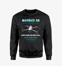 Thumbnail for DJI Matrice 4D design on black sweatshirt