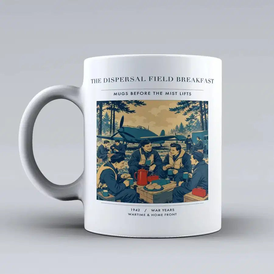 VINTAGE G4511 - The Dispersal Field Breakfast - Ceramic Mug design on white