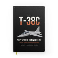Thumbnail for T-38C Talon design on black notebook