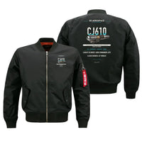 Thumbnail for CJ610 design on black bomber