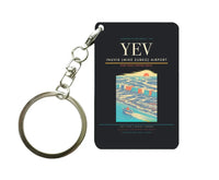 Thumbnail for Inuvik (Mike Zubko) Airport (YEV) design on black key chain