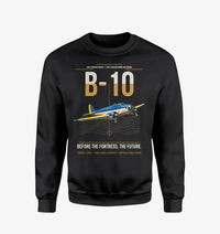 Thumbnail for Martin B-10 design on black sweatshirt