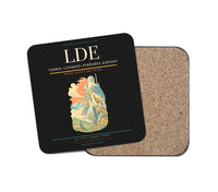 Thumbnail for Tarbes–Lourdes–Pyrénées Airport (LDE) design on black 1 piece coaster