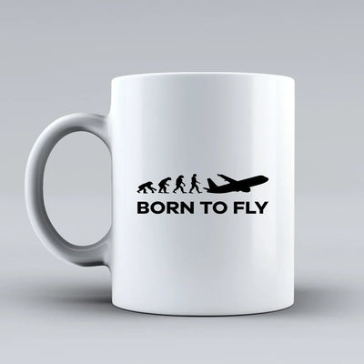 Customisable Born to Fly Mug - view 2