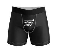 Thumbnail for The Boeing 757 aviation design on soft cotton blend men's boxers.