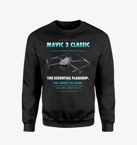Thumbnail for DJI Mavic 3 Classic design on black sweatshirt