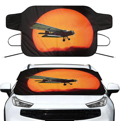 Amazing Antonov-2 With Sunset Car aviation design on car windshield cover.