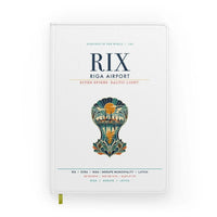 Thumbnail for Riga Airport (RIX) design on white notebook