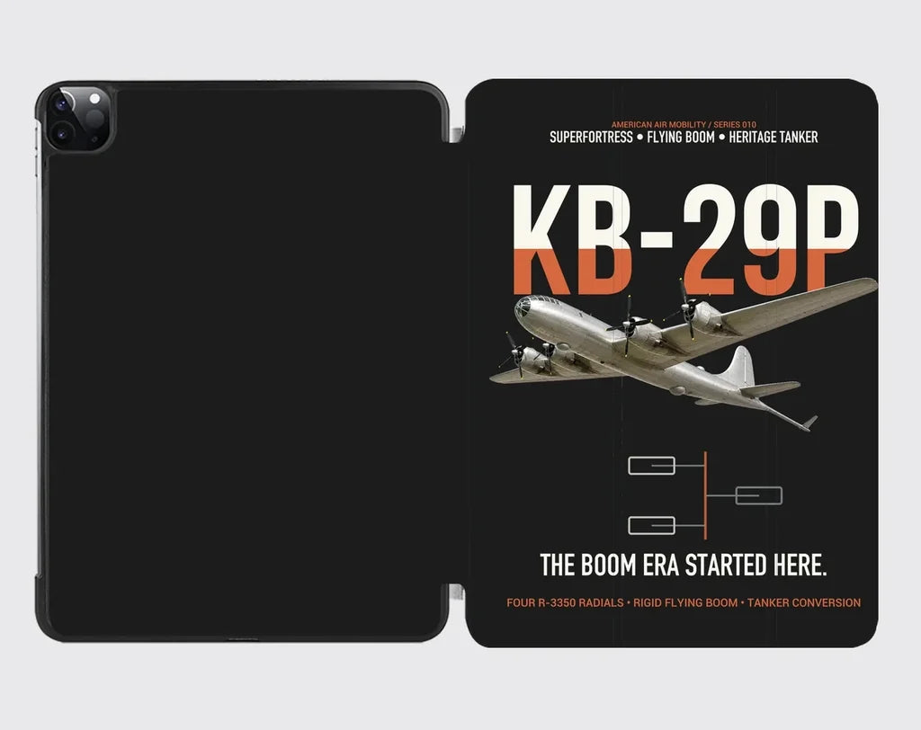 KB-29P SUPERFORTRESS design on black ipad tablet case