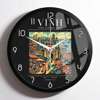 Thumbnail for VINH - Poster - Wall Clock Framed - Black