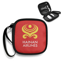 Thumbnail for Hainan Airlines Portable aviation design portable headphone bag, padded polyester construction.