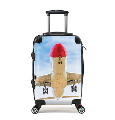 Beautiful Airbus A330 on Approach copy Cabin Size aviation print luggage, durable shell.