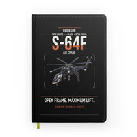 Thumbnail for Erickson S-64F Air Crane design on black notebook