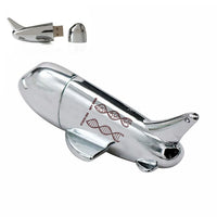 Thumbnail for Aviation DNA aviation design on durable metal casing airplane-shape USB drive.
