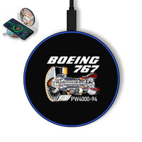 Thumbnail for Boeing 767 Engine (PW4000-94) aviation design on durable build wireless charger.