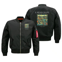 Thumbnail for LAHAD DATU - Poster - Bomber Jacket - Black