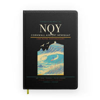 Thumbnail for Cornwall Airport Newquay (NQY) design on black notebook