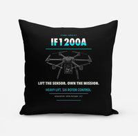 Thumbnail for Inspired Flight IF1200A design on black pillow
