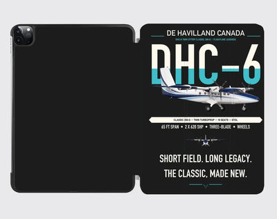 DHC-6 Twin Otter Classic 300-G design on black ipad tablet case