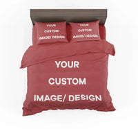 Thumbnail for Your Custom Design / Image aviation design on soft cotton blend bedding set.