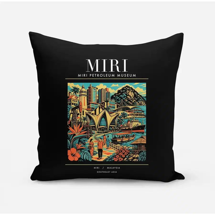 MIRI - Poster - Pillow - Black
