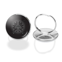 Thumbnail for Airplane Instruments-Heading aviation ring in stainless steel.