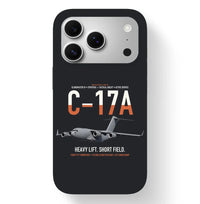 Thumbnail for C-17A Globemaster III design on black magsafe iphone case, for iPhone 17 Pro