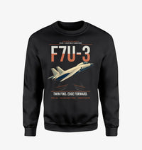 Thumbnail for F7U-3 Cutlass design on black sweatshirt