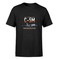 Thumbnail for C-5M Super Galaxy design on black double-side t-shirt, single-side print