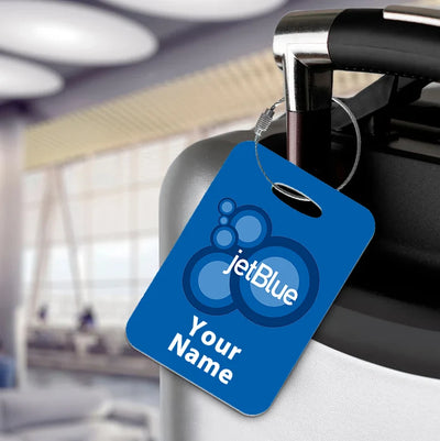 jetBlue Airways Airlines aviation design acrylic luggage tag, durable acrylic construction.