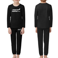 Thumbnail for The Embraer ERJ-190 children pajamas - Black