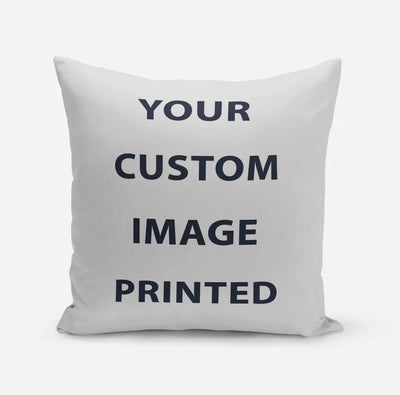 Your Custom Image aviation design on soft polyester filling pillow.