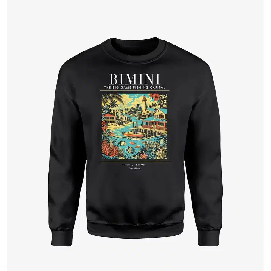 BIMINI - Poster - Sweatshirt - Black