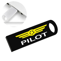 Thumbnail for Pilot aviation design on durable waterproof casing waterproof USB device.