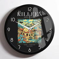 Thumbnail for KILLEEN - Poster - Wall Clock Framed - Black