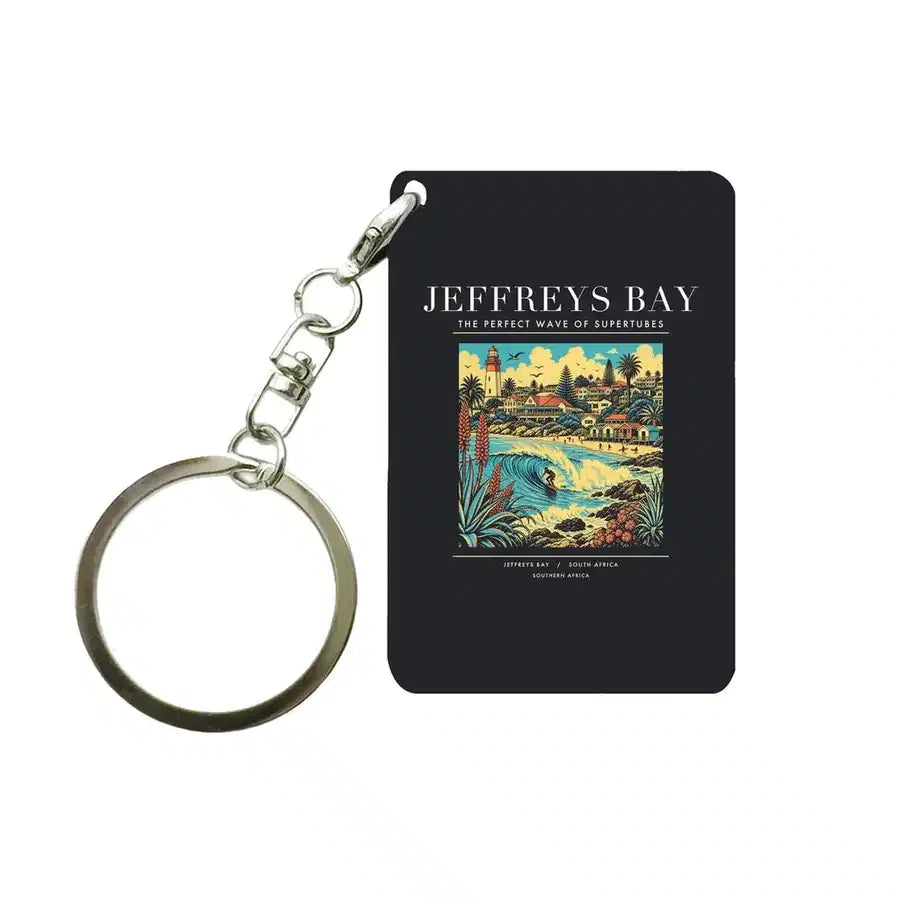 JEFFREYS BAY - Poster - Key Chain - Black