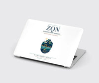 Thumbnail for Queenstown Airport (ZQN) design on white MacBook case
