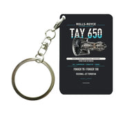 Thumbnail for TAY 650 Key Chain design on black key chain