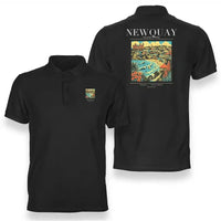 Thumbnail for NEWQUAY - Poster - Double-Side Polo - Black