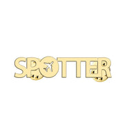 Thumbnail for Spotter aviation hollow pin in polished alloy.