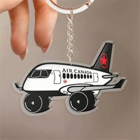 Thumbnail for Air Canada Airbus A220 Design Acrylic Keychain