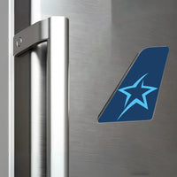 Thumbnail for Air Transat Airlines aviation design tail magnet in 3D metal with magnetic back.