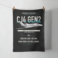 Thumbnail for Cessna Citation CJ4 Gen2 design on black towel