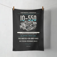 Thumbnail for IO-550 design on black towel